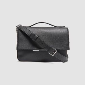 Sandro Black Leather Handbag